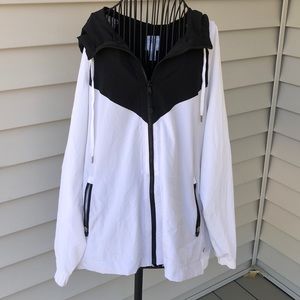 Athletic Windbreaker Zip up Jacket